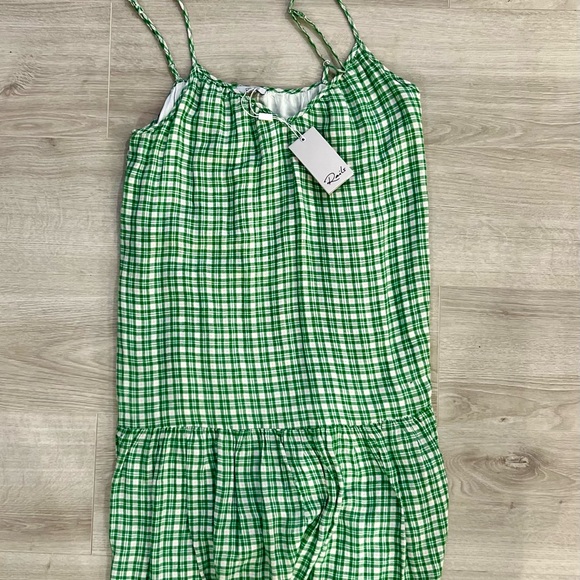 Rails Ari Green Plaid dress - NWT - Picture 3 of 5